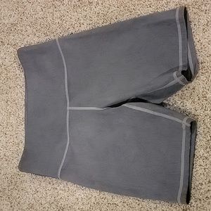 Zyia Gray Granite Soft n Snug Hustle Shorts 7"